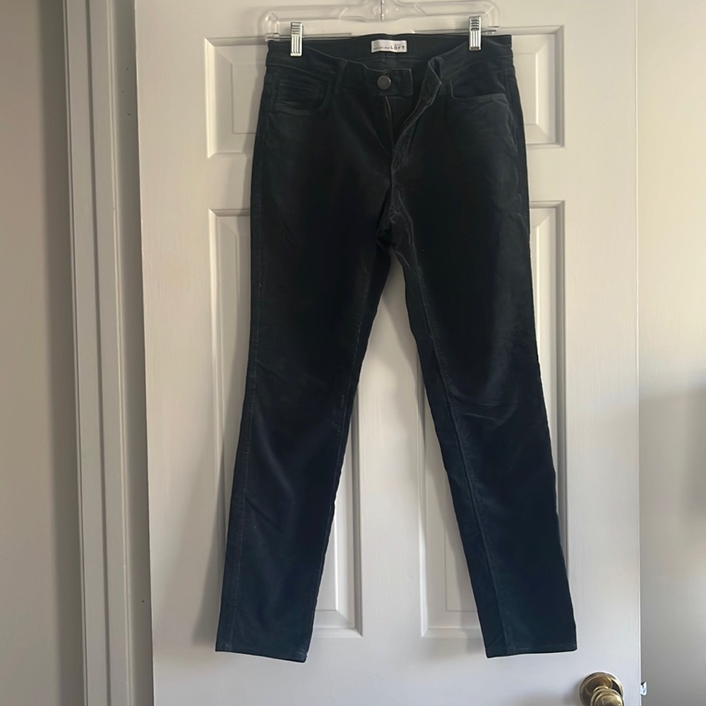 LOFT Blue Skinny Corduroys